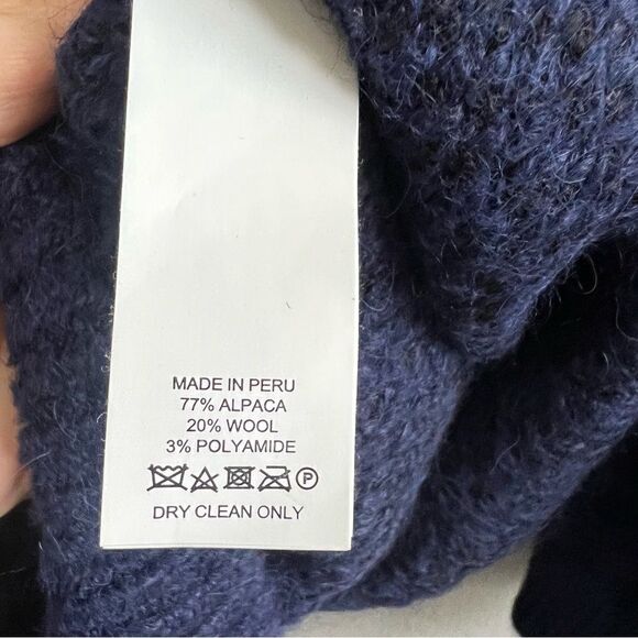 Kate Spade Leopard Print Alpaca Wool Blend Sweater Size Small - Picture 9 of 9